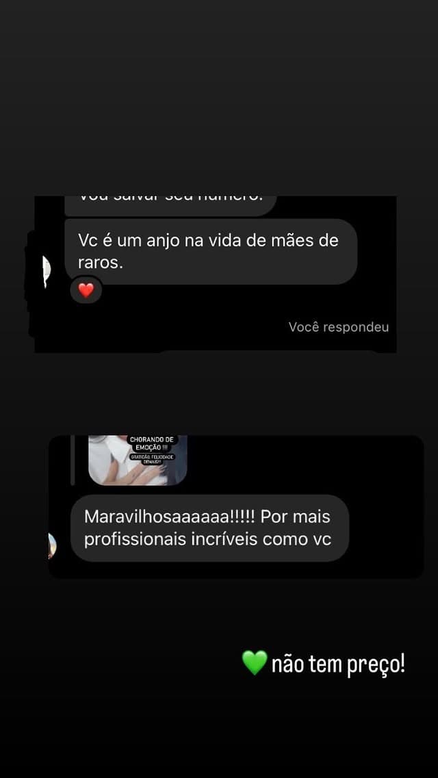 Mensagem de Juliana